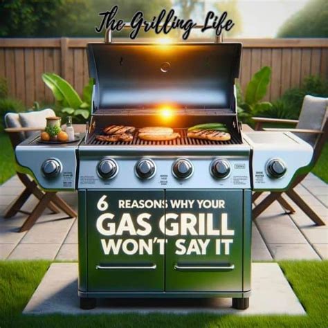 my gas cooker grill wont stay lit